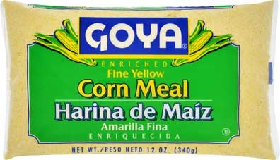 Goya Fine Yellow Corn Meal, 12 Ounce -- 24 per case.
