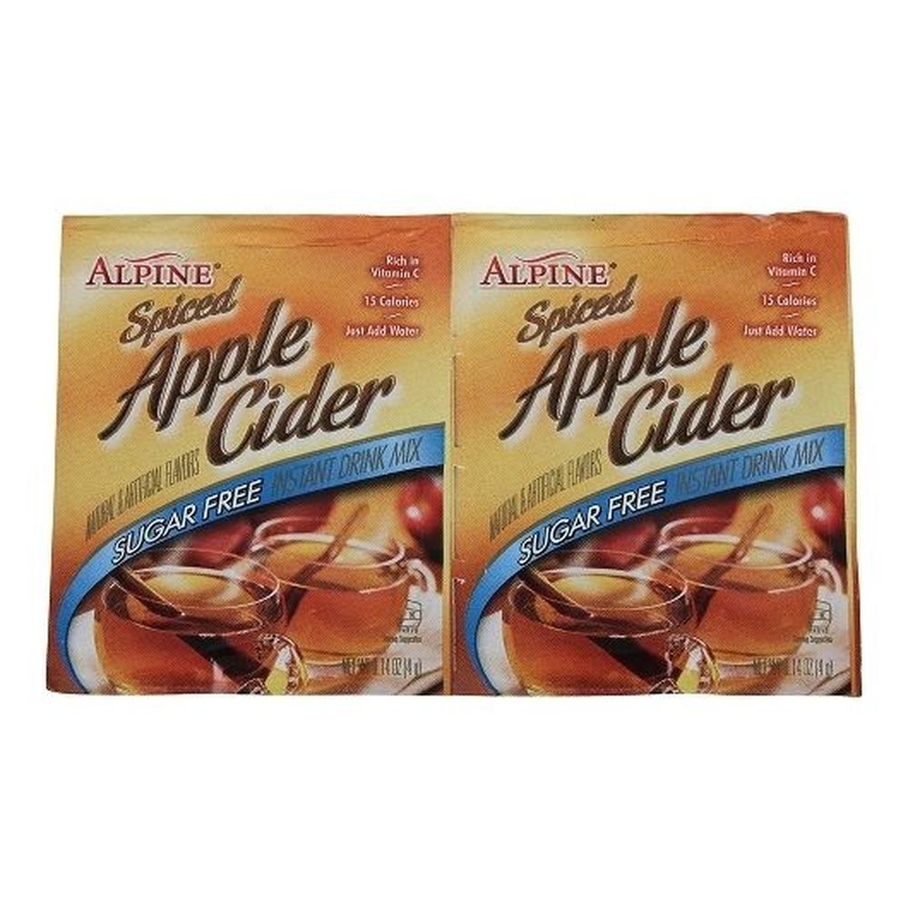 Alpine Spiced Apple Cider Sugar Free Instant Drink Mix, 7.4 Ounce -- 12 per case