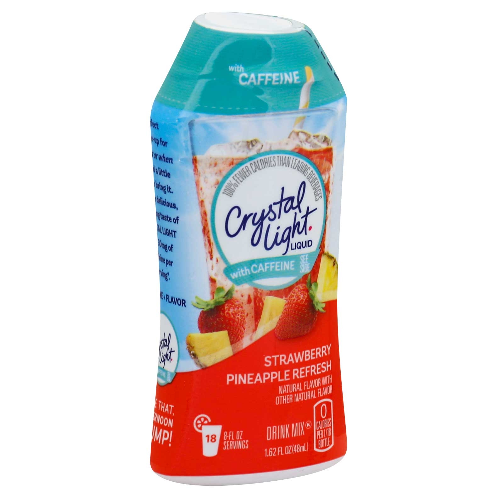 Crystal Light Strawberry Pineapple Refresh Liquid Beverage Concentrate, 1.62 Fluid Ounce -- 12 per case.
