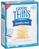 Good Thins Original Simply Salt Rice Cracker, 3.5 Ounce -- 12 per case.