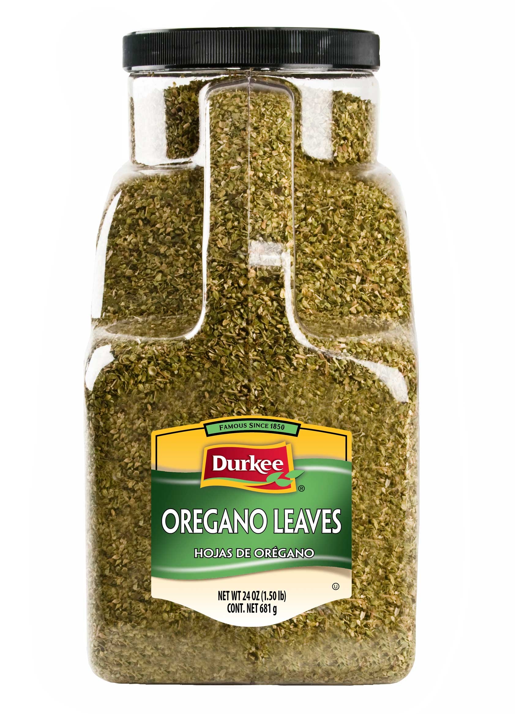 Durkee Whole Oregano Leaves - 1.5 lb. container, 1 per case