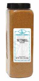 Traders Choice Ground Nutmeg - 16 oz. container, 6 per case