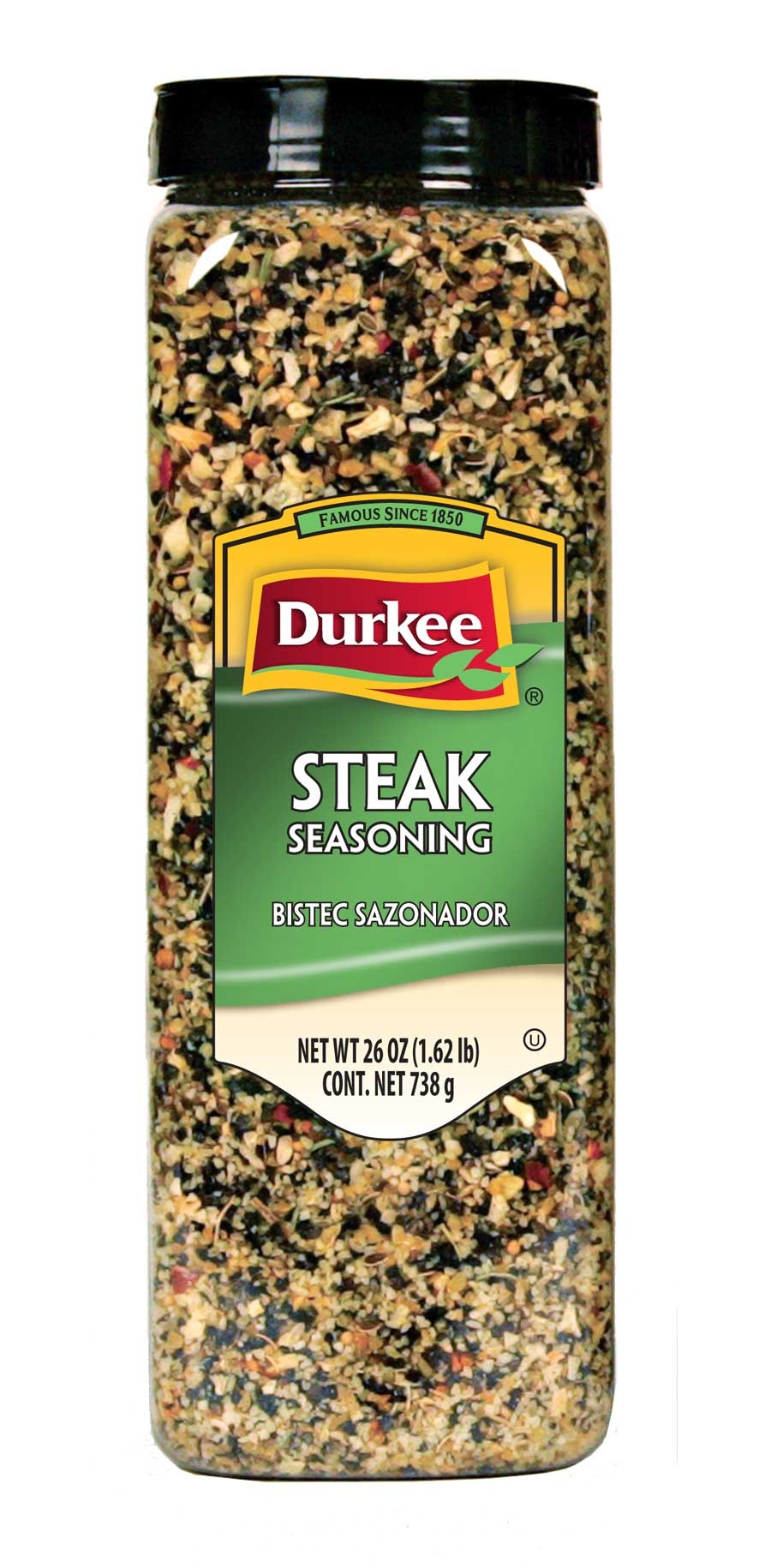 Durkee Steak Seasoning - 26 oz. container, 6 per case
