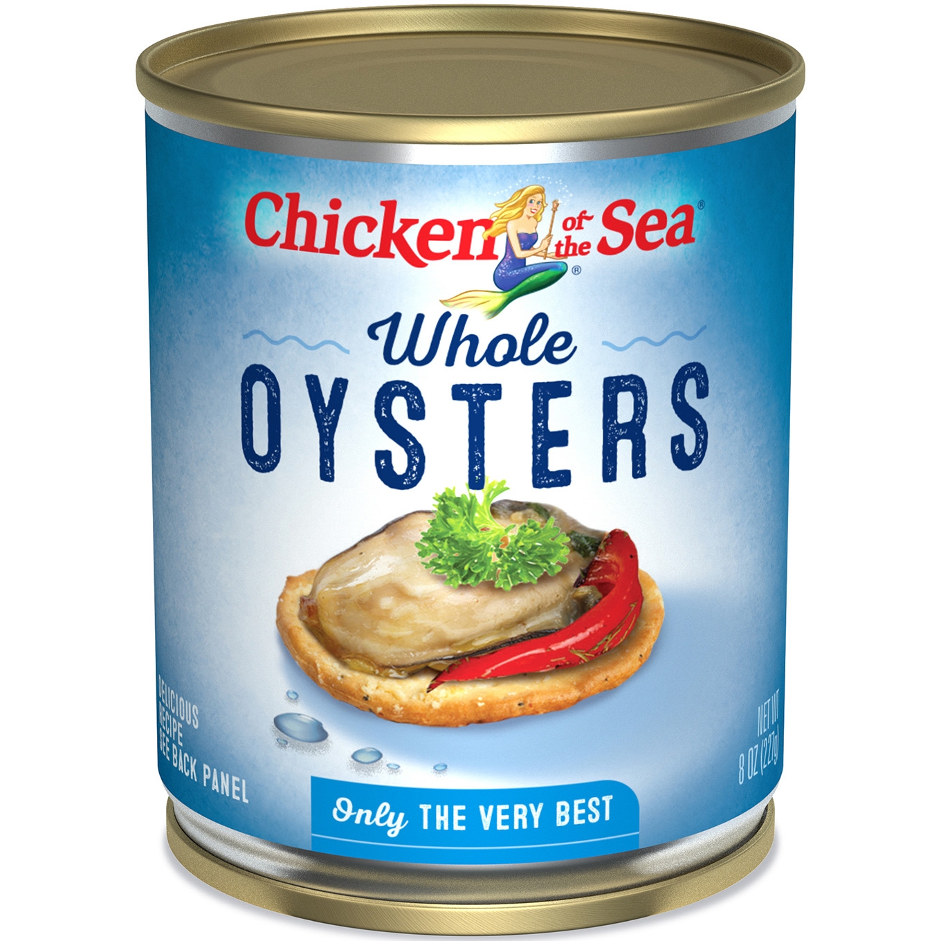 Chicken Of The Sea Whole Oyster, 8 Ounce -- 12 cans per case.