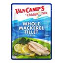 Van Camps Mackerel in Brine, 3.53 Ounce Pouch -- 24 per case