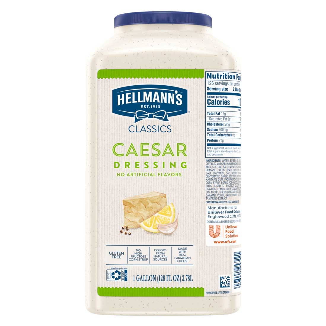 Hellmann's Classics Caesar Salad Dressing Jug, 1 gallon -- 4 per case