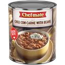 Chef-Mate Original Chili Con Carne with Beans - 107 oz. can, 6 per case