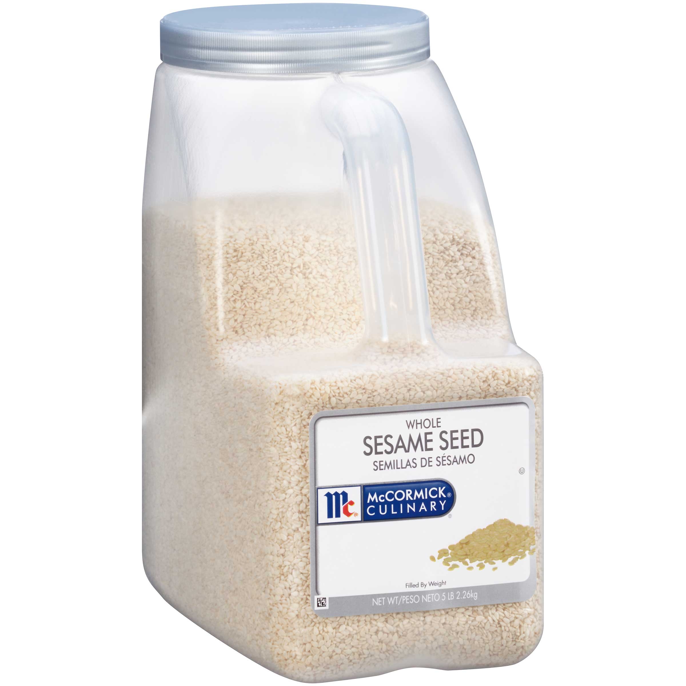 McCormick Culinary White Sesame Seeds, 5 lbs. -- 3 per case
