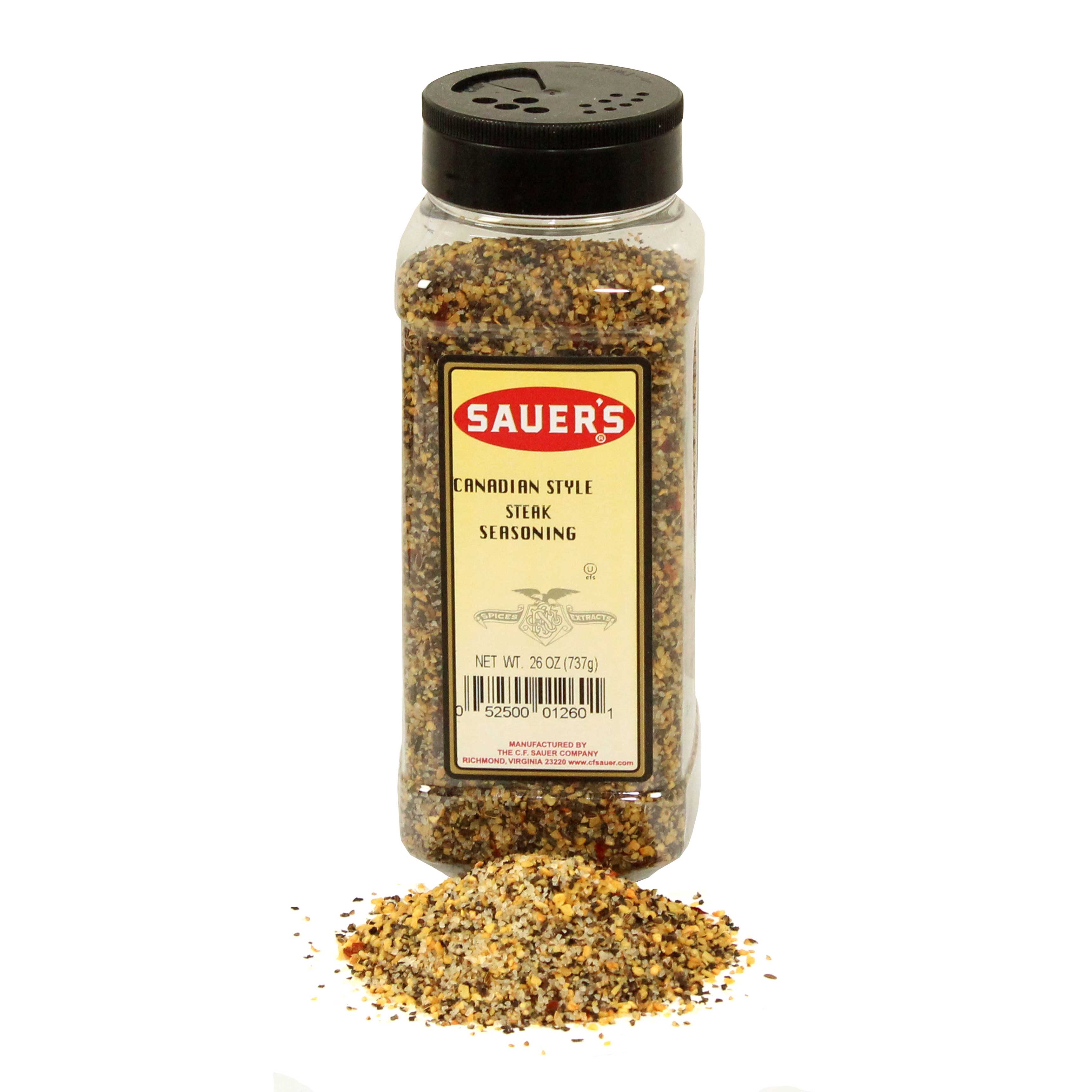 C.F. Sauer Foods Canadian Style Steak Seasoning, 26 Ounce -- 6 per case.