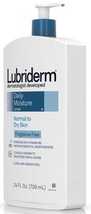 Lubriderm Fragrance Free Daily Moisture Lotion, 24 Fluid Ounce -- 12 per case.