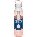 Brita Hard-Sided Plastic Blush Premium Filtering Water Bottle, 26 Ounce Capacity - 12 per case