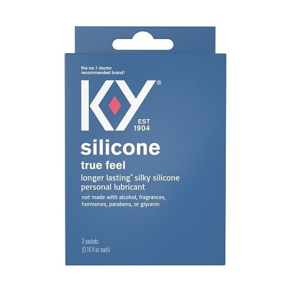 K Y True Feel Personal Silicone Lubricant, 5 Milliliter -- 48 per case