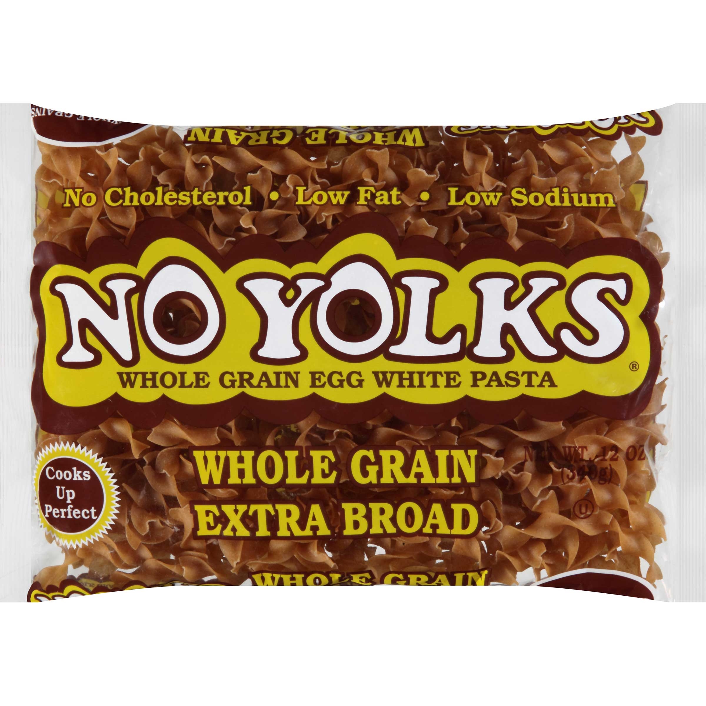 No Yolks Whole Grain Extra Wide Egg Noodle, 12 Ounce -- 12 per case.