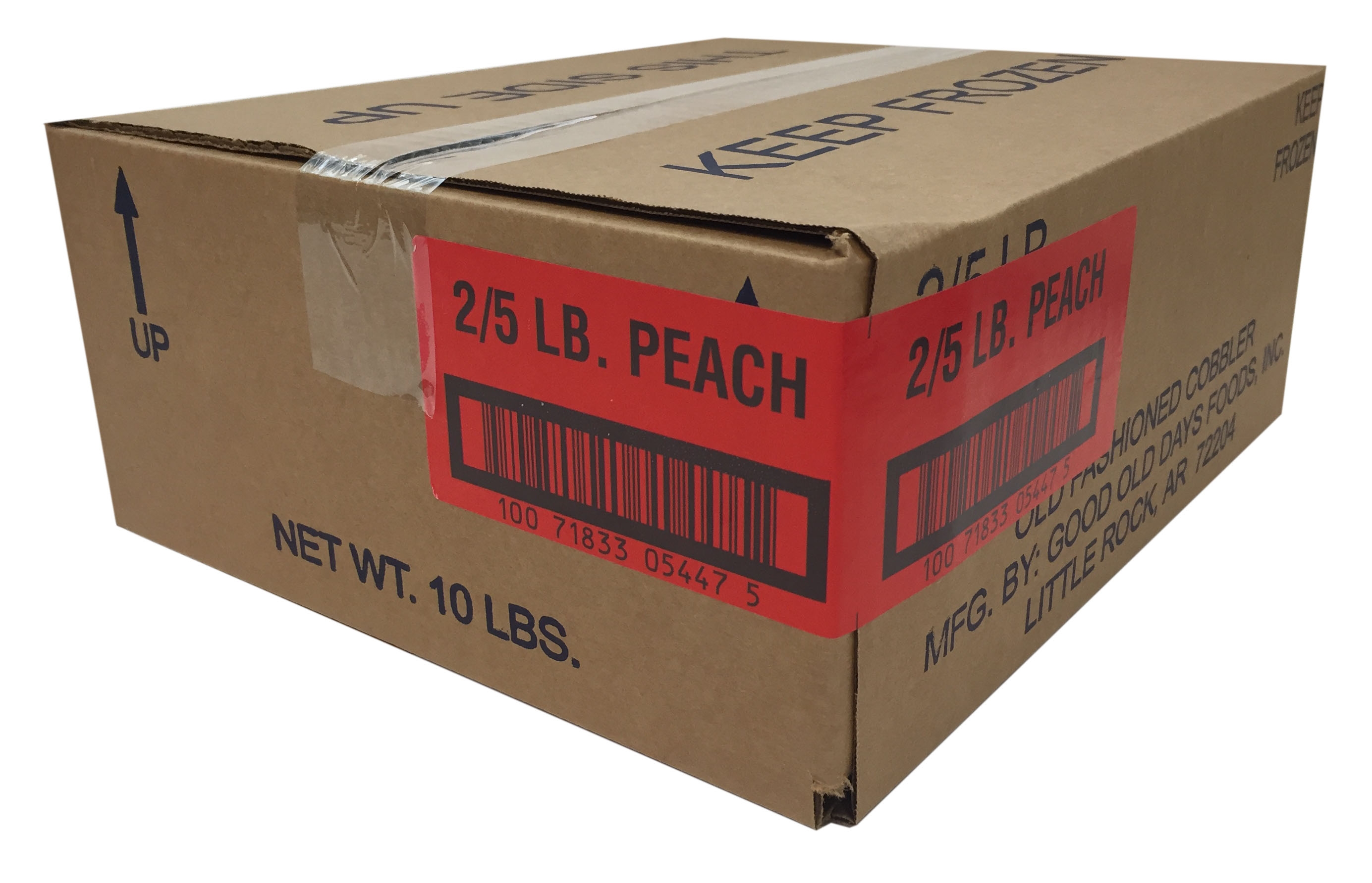 Good Old Days Peach Cobbler, 5 Pound -- 2 per case.