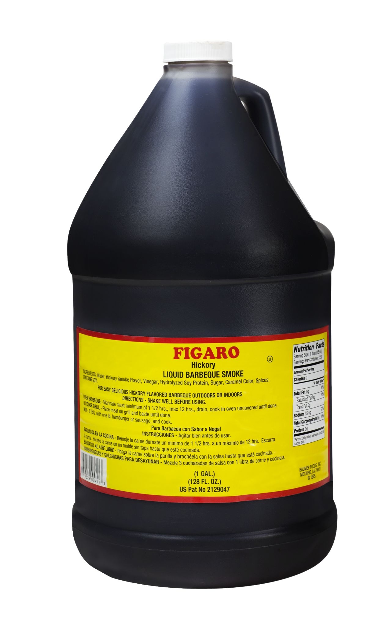 Figaro Hickory Liquid Smoke Sauce, 1 Gallon -- 4 Case