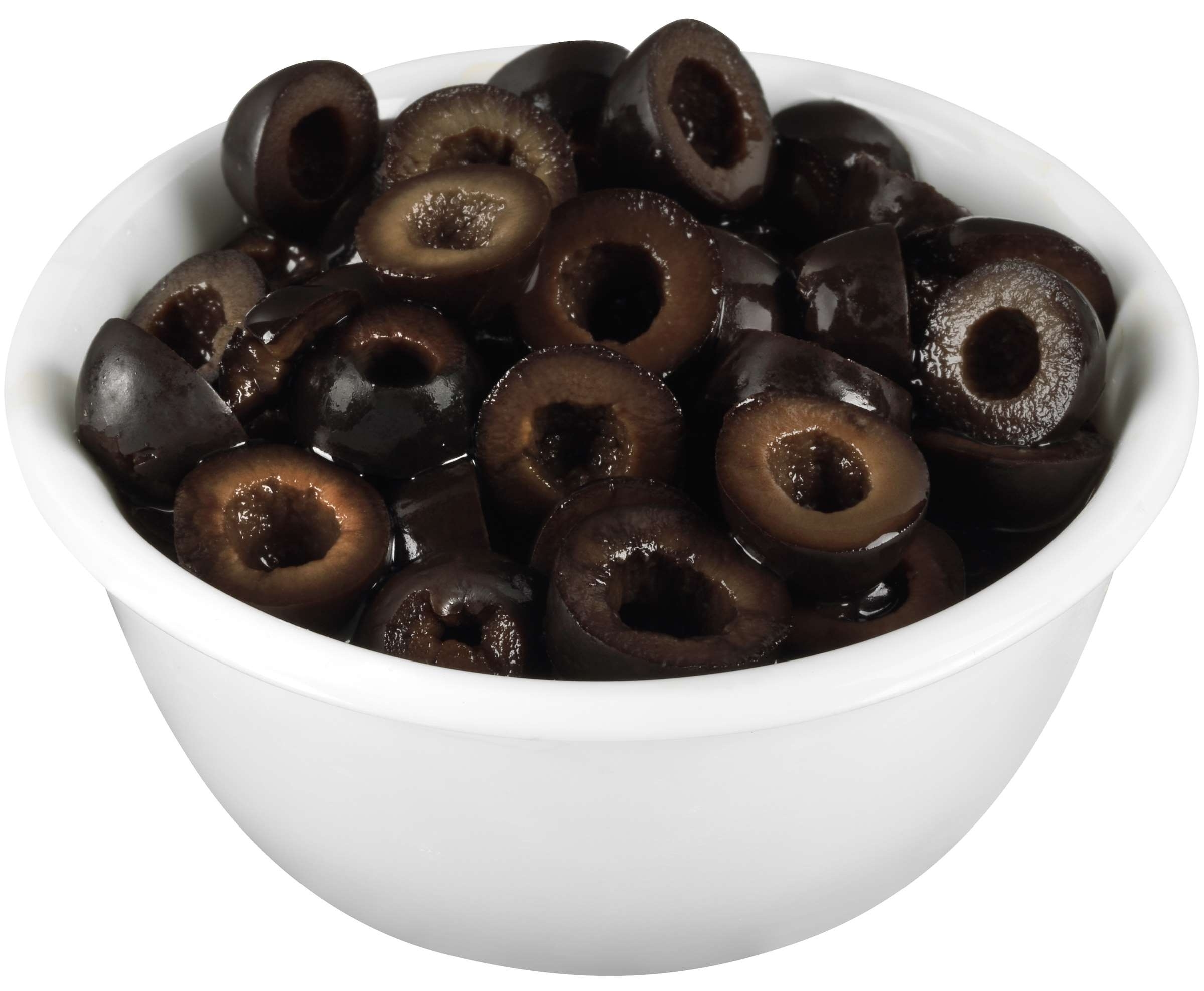 Pearls Sliced California Ripe Black Olives, 55 Ounce Can -- 6 per case