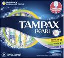Tampax Pearl Lites / Regular / Super Tampons, 34 count per pack -- 6 per case.