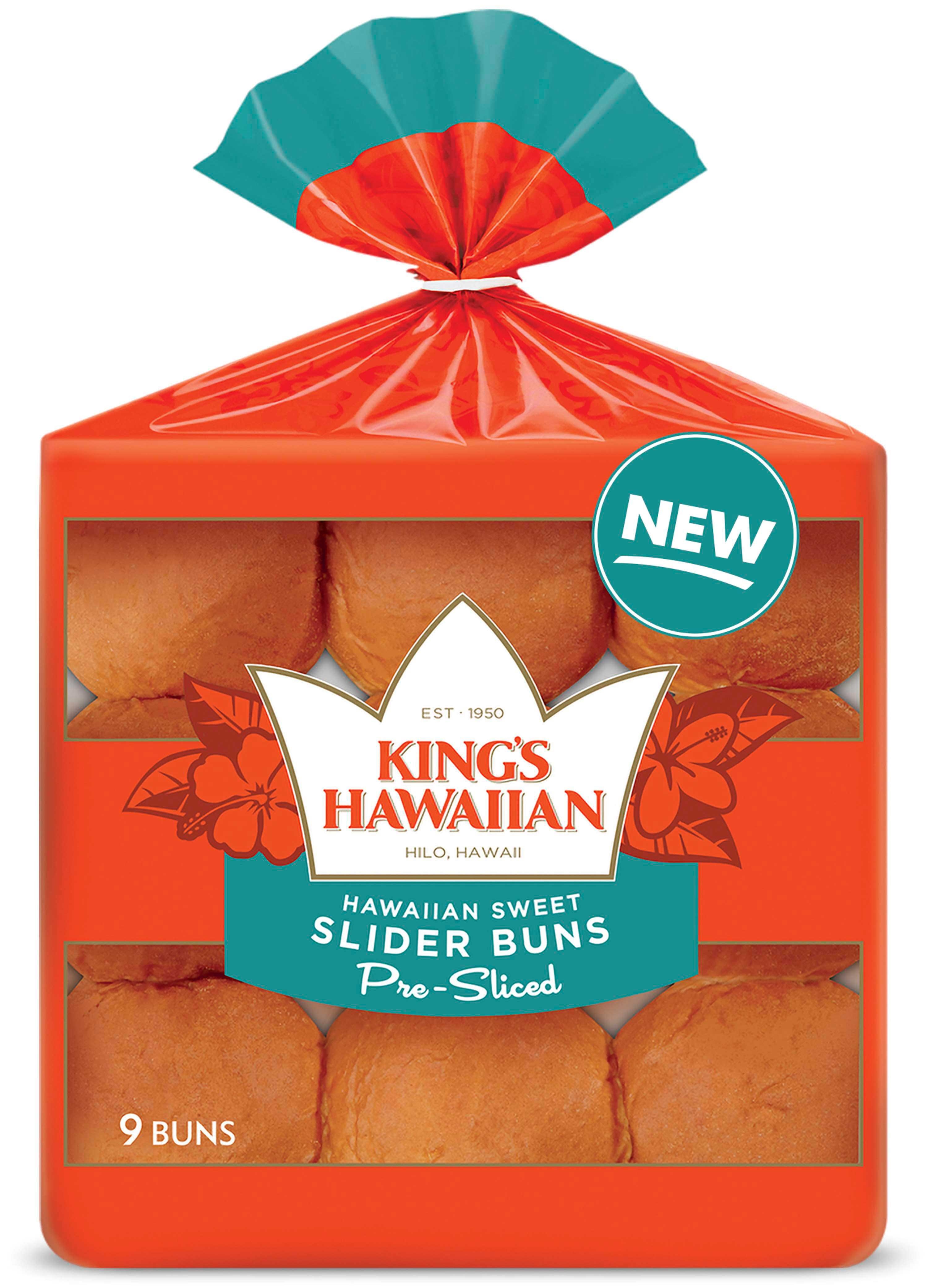Kings Hawaiian Original Sweet Pre Sliced Slider Buns, 10 Ounce -- 12 per case