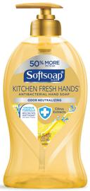 Soft Soap Kitchen Fresh Hands Antibacterial Liquid Hand Soap, 11.25 Ounce -- 6 per case.