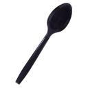 Caterline 8.7 inch Black Serving Spoon, 100 count