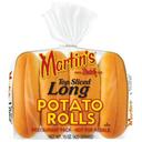 Martins Top Sliced Long Potato Rolls, 8 count - 8 per case