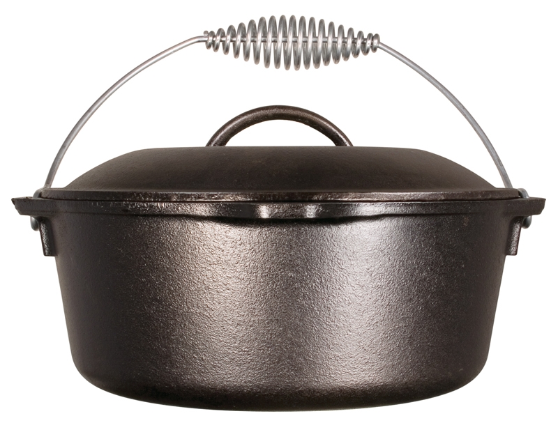 Lodge Preseasoned Cast Iron Dutch Oven, 5 Quart.