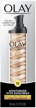 Olay Total Effects Light/Medium Tone Correcting Moisturizer, 1.7 Fluid Ounce -- 12 per case.