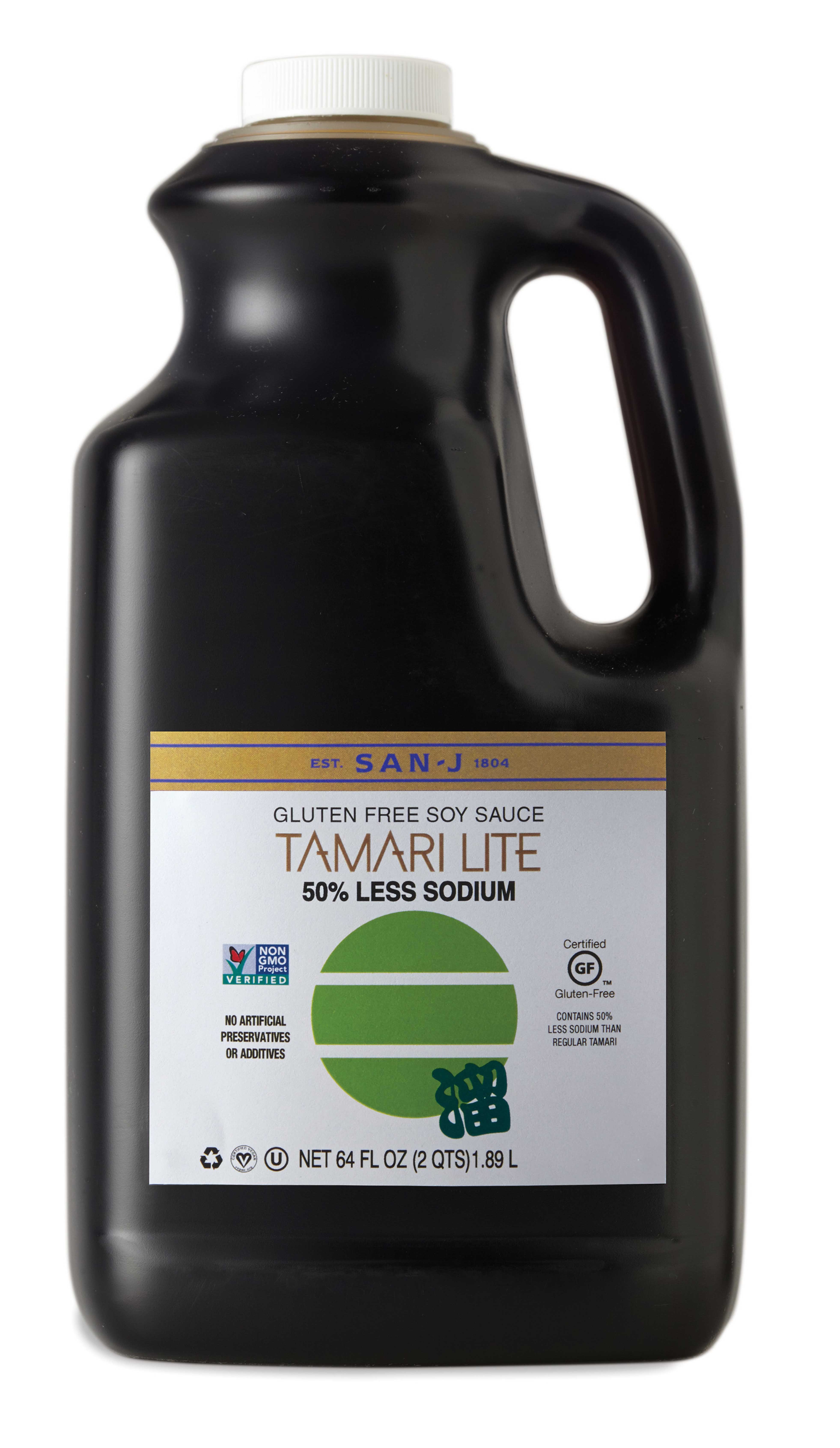 San J Tamari Lite Soy Sauce, 64 Fluid Ounce -- 6 per case.