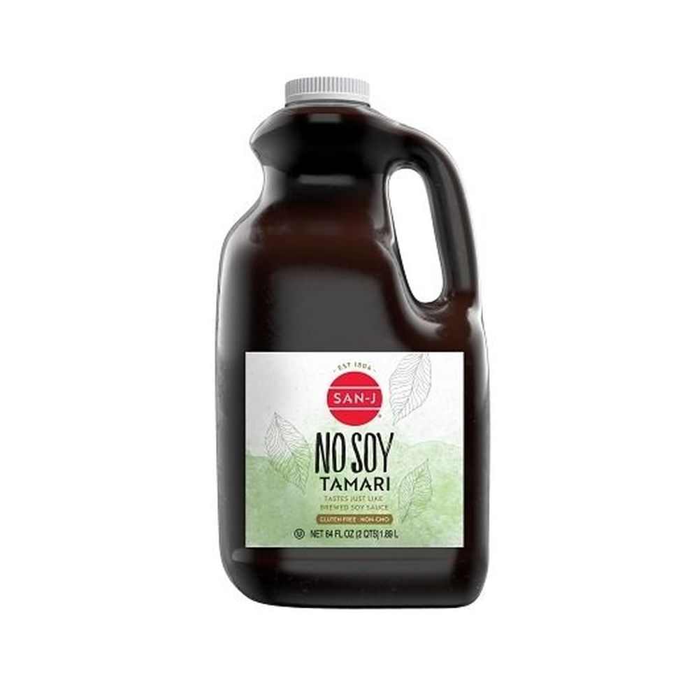 San-J No Soy Tamari Sauce, 64 Fluid Ounce -- 6 per case