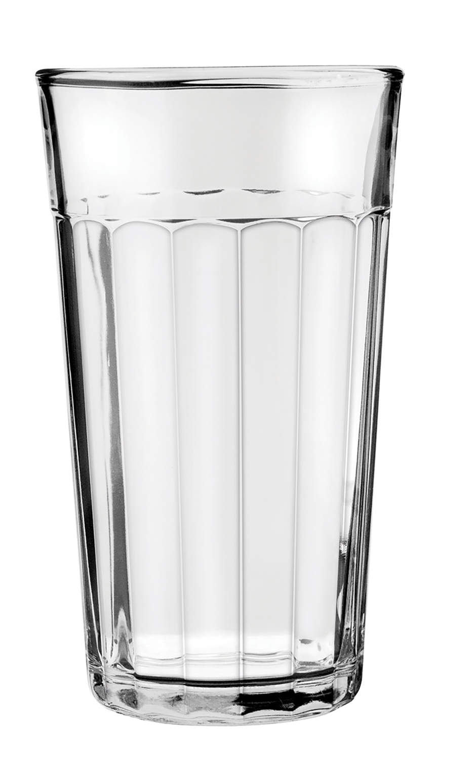 Anchor Hocking Tempered Rim Ribware Beverage Glass,12 Ounce -- 36 per case