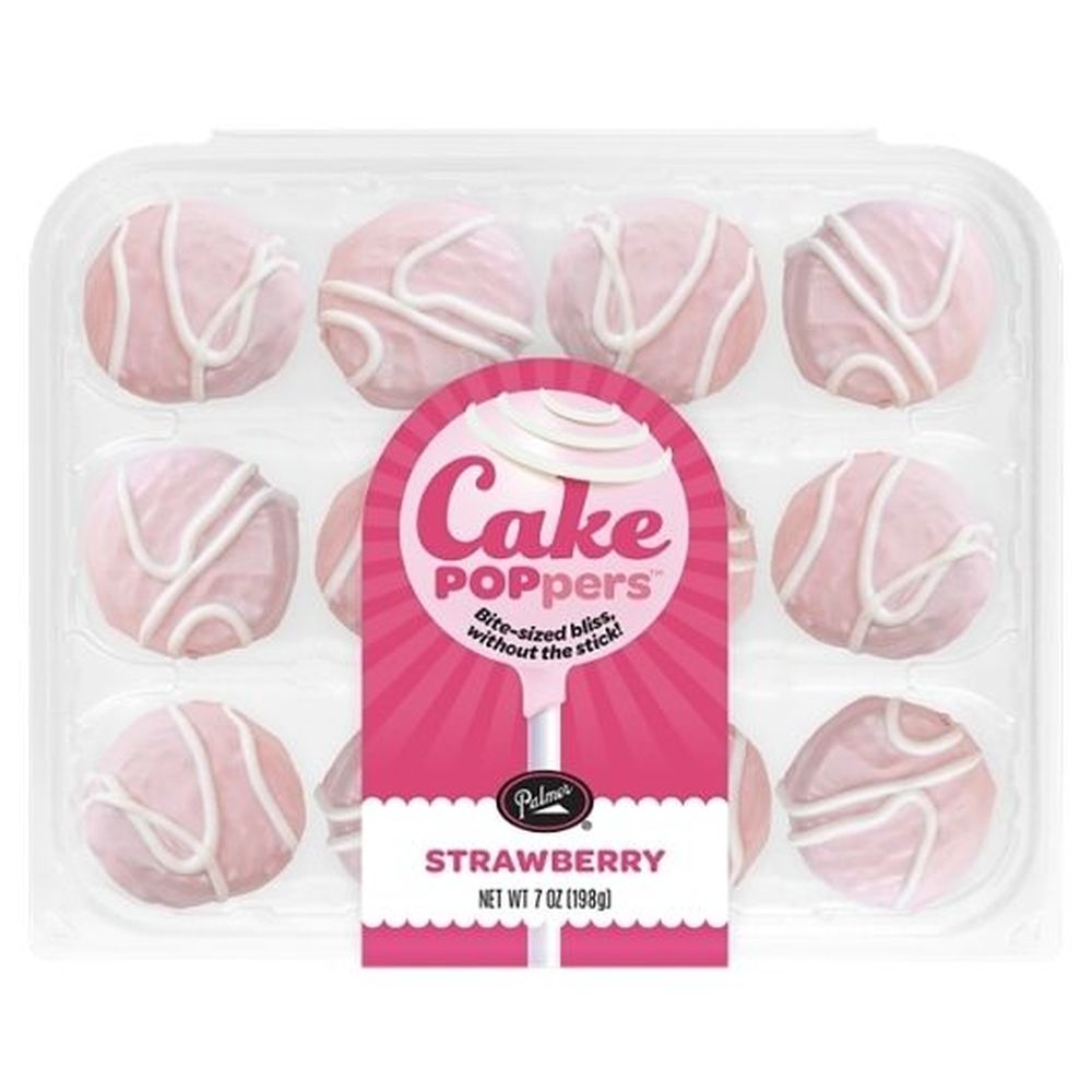 Palmer Strawberry Cake Poppers, 7 Ounce -- 12 per case