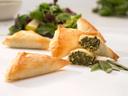 Kronos Frozen Spanakopita - Spinach and Feta Fillo Pie, 3 Ounce -- 72 per case.
