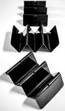 Resposables Black Taco Holder -- 100 per case