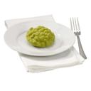 Hormel Healthlabs Thick & Easy Shaped Pureed Peas - 3.2 oz. package, 24 packages per case