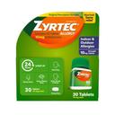 Zyrtec 10mg Allergy Relief Tablet, 30 count - 24 per case