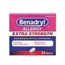 Benadryl Extra Strength Allergy Relief Tablets, 24 count -- 24 per case