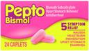 Pepto-Bismol Original Five Symptom Digestive Relief Caplets, 24 per unit -- 24 per case