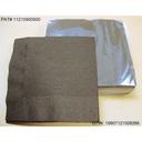 Paterson Black 2 Ply Beverage Napkin, 50 count - 20 per case