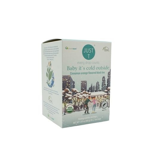 Just T Baby Its Cold Outside Black Tea - Pyramid Box, 20 count -- 6 per case