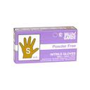 Valugards Powder Free Purple Small Disposable Nitrile Gloves - 100 count per pack -- 10 packs per case