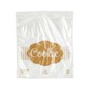 Handgards Tuffgards High Density Clear Saddle Printed Cookie Bag, 5.5 x 5.5 inch -- 2000 per case