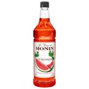 Monin Watermelon Flavor Syrup Plastic Bottle, 1 Liter -- 4 Case