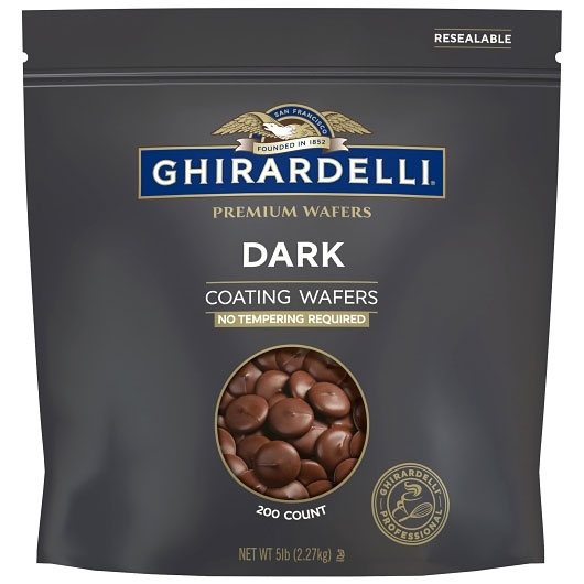 Ghirardelli Dark Coating Wafers, 5 Pound -- per case