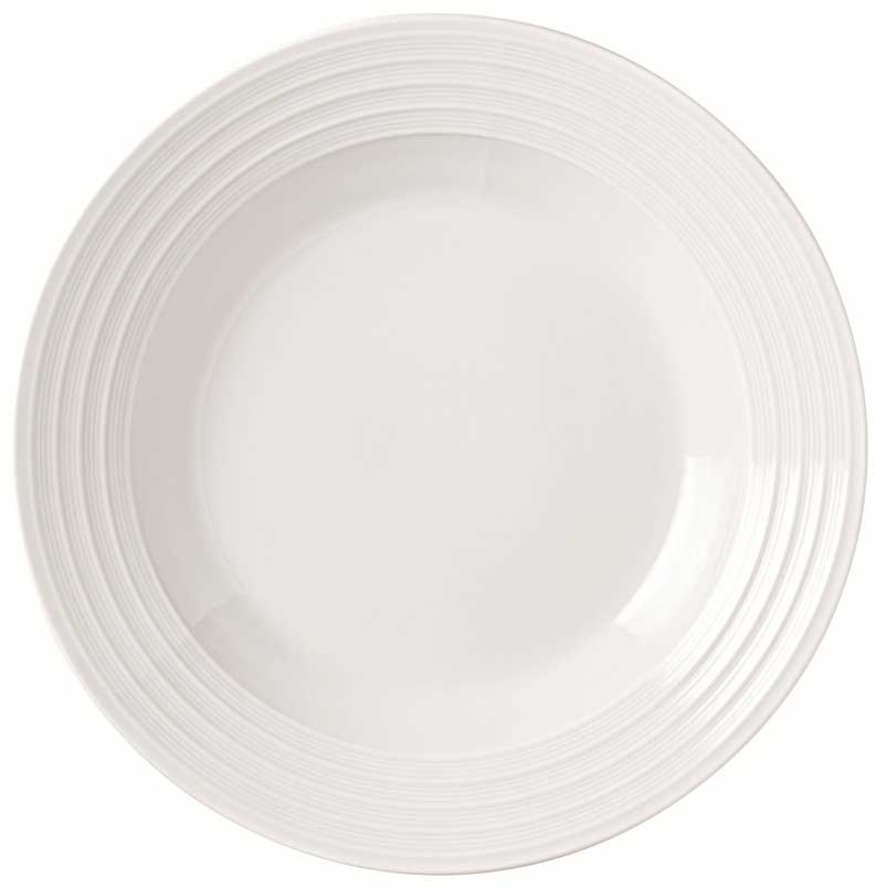 Syracuse Galileo Rimmed Deep Soup Bowl, 9.25 inch -- 24 per case.