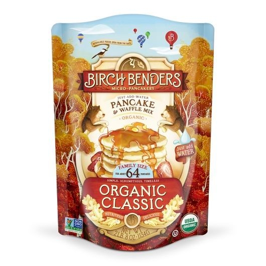 Birch Benders Organic Classic Pancake and Waffle Mix, 40 Ounce -- 6 per case