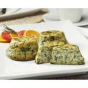 Oak Stove Kitchens Cheese and Spinach Crustless Quiche - 50 count per pack -- 1 pack