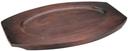 Winco Wooden Underliner for 10 inch Aluminum Sizzle Platter -- 12 per case