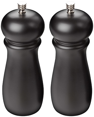 Winco Wooden 2 Piece Pepper Mill Set -- 24 set per case