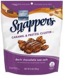 Snappers Dark Chocolate Sea Salt Caramel and Pretzel Cluster, 6 Ounce -- 12 per case