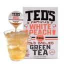 Java House Teds Famous White Peach Cold Brew Green Tea Liquid Pods, 16.2 Ounce -- 4 per case